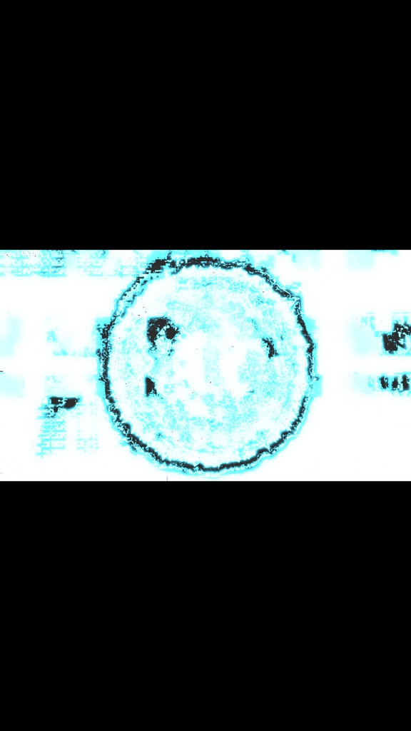 Cyan Cyber Glitch Reactor HD Seamless VJ Loop