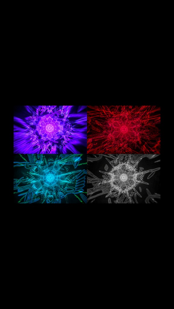 Geometric Energy Core Collection | 4 HD Seamless VJ Loops