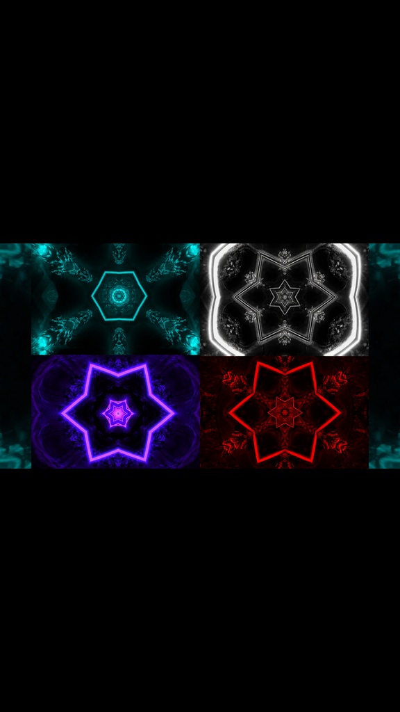 Kaleidoscope Energy Core Collection | 4 HD Seamless VJ Loops