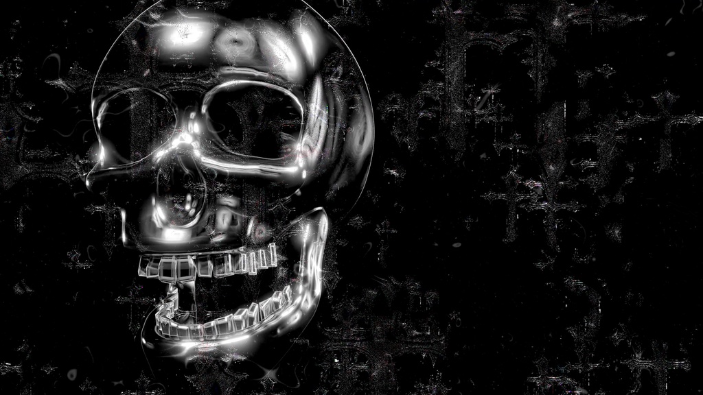 Cyber Skull Energy Core 3PACK | Red & Cyan Seamless VJ Loop Collection