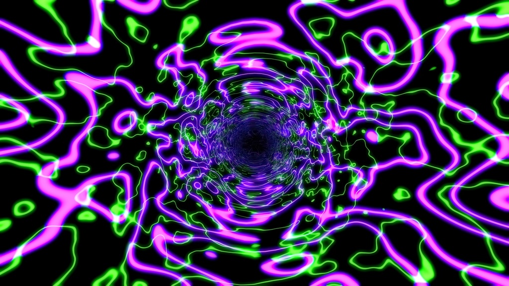 Psychedelic Warp & Rotate Tunnel 4PACK | 4 Seamless VJ Loops