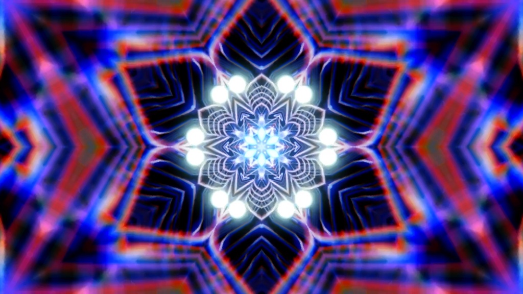 Quantum Neural Core Symmetry 3PACK | Purple & Cherry Pink Seamless VJ Loop Collection