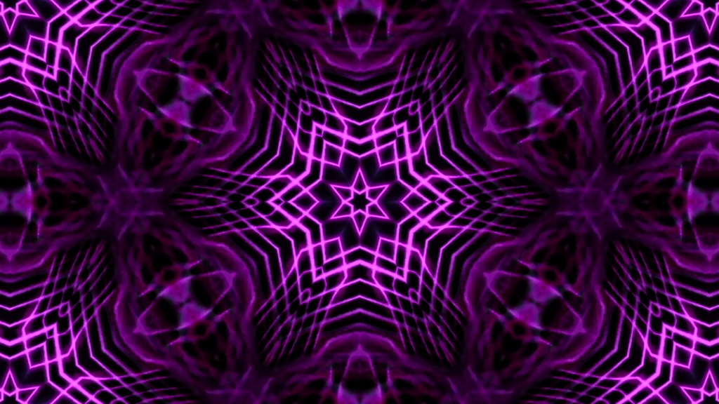 Quantum Neural Core Symmetry 3PACK | Purple & Cherry Pink Seamless VJ Loop Collection