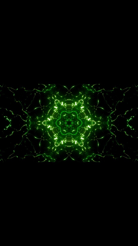 Cosmic Energy Core Kaleidoscope Collection | 4-Color HD Seamless VJ Loops