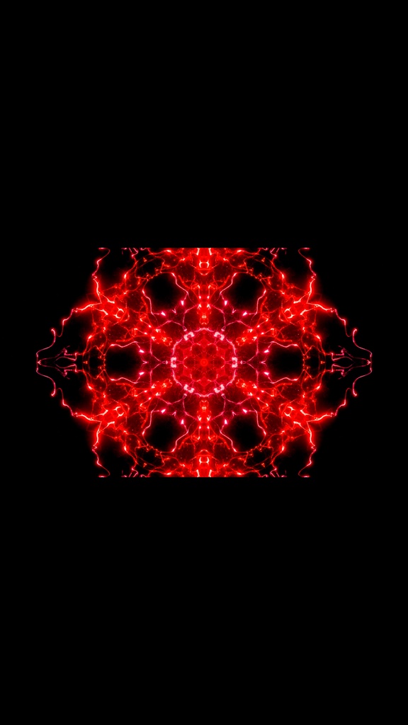 Cosmic Energy Core Kaleidoscope Collection | 4-Color HD Seamless VJ Loops
