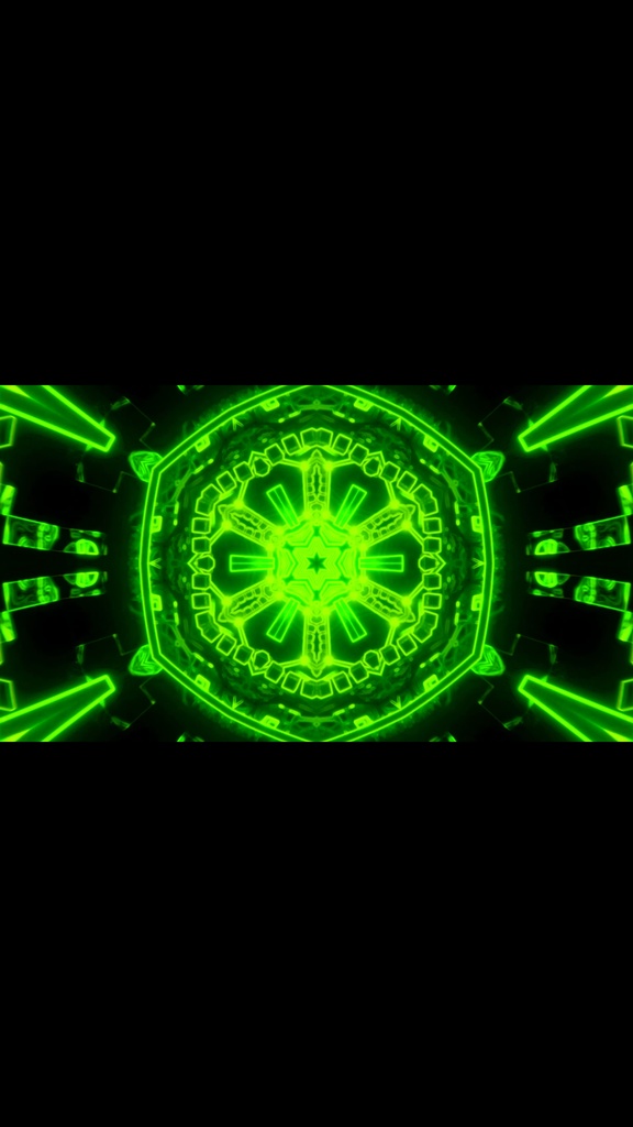 Hypnotic Kaleidoscope Tunnel Collection | Green, Red, Mono & Prototype | 4 HD Seamless VJ Loops