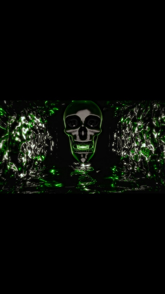 Skull Portal Reflection Tunnel | 5 Seamless VJ Loops HD