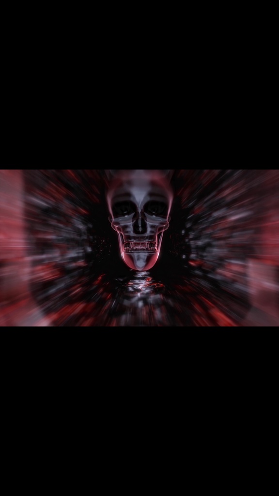 Skull Portal Reflection Tunnel | 5 Seamless VJ Loops HD