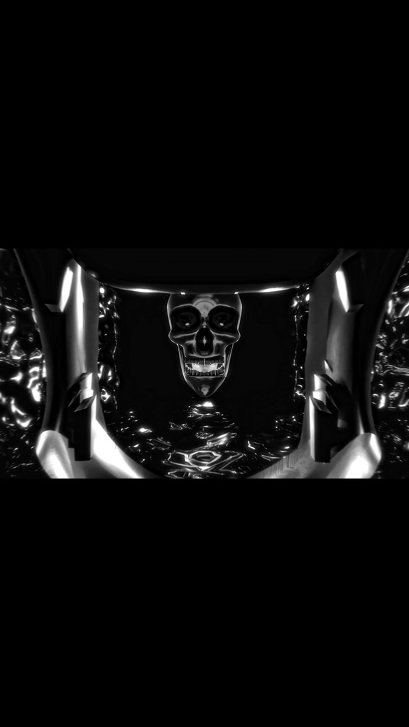 Skull Portal Reflection Tunnel | 5 Seamless VJ Loops HD