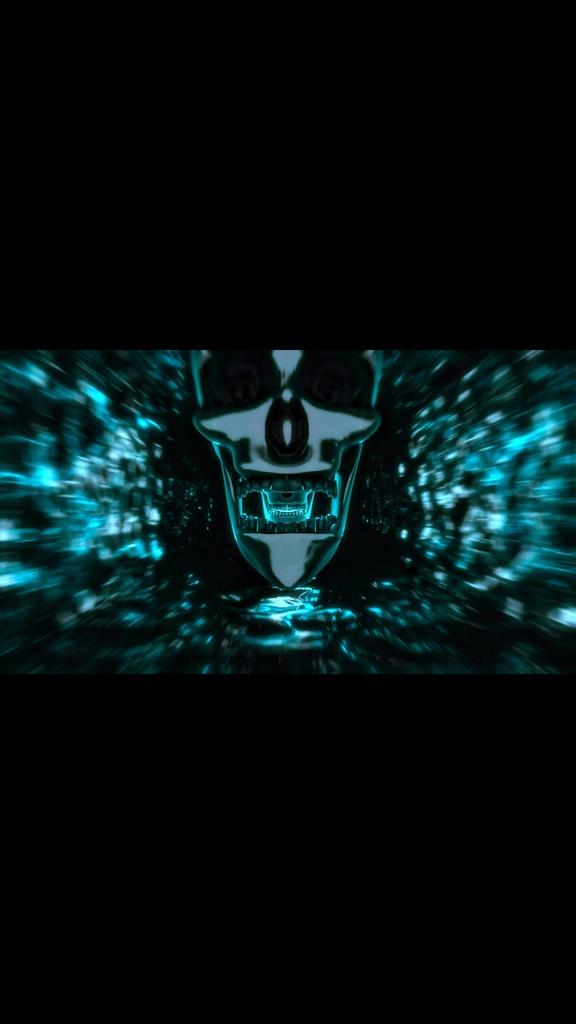 Skull Portal Reflection Tunnel | 5 Seamless VJ Loops HD