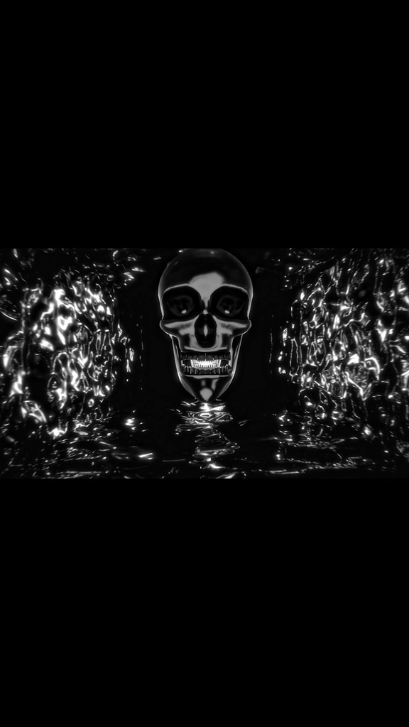 Skull Portal Reflection Tunnel | 5 Seamless VJ Loops HD