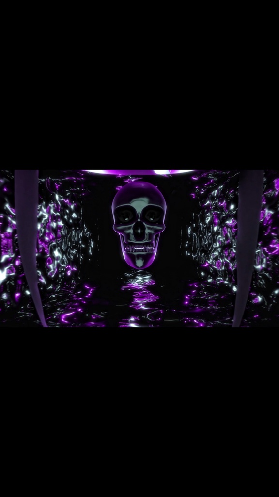 Skull Portal Reflection Tunnel | 5 Seamless VJ Loops HD