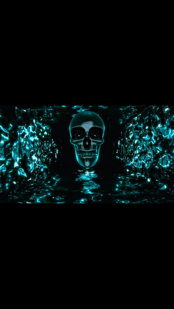 Skull Portal Reflection Tunnel | 5 Seamless VJ Loops HD