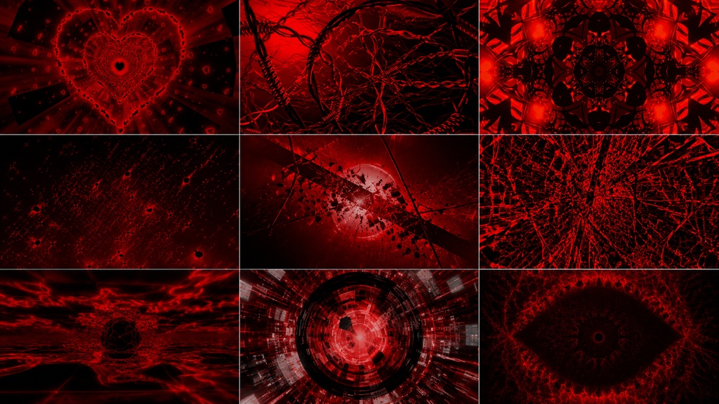 Red Pack Vol.2 | VJ Animation  18pack