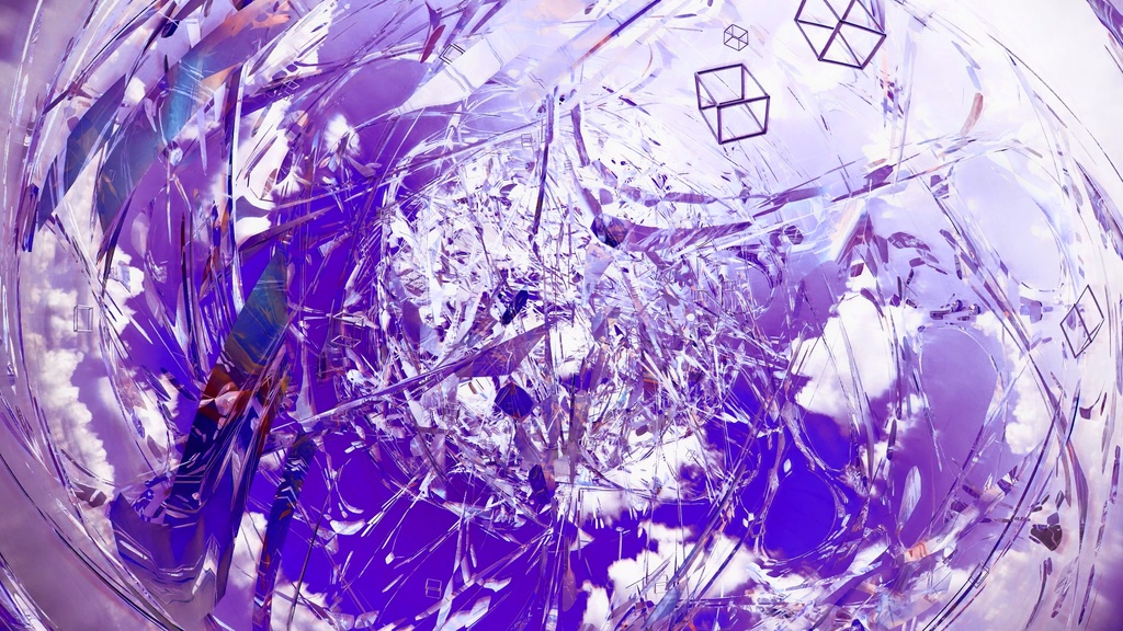 Fractured Glass Vortex | 5 Seamless VJ Loops HD