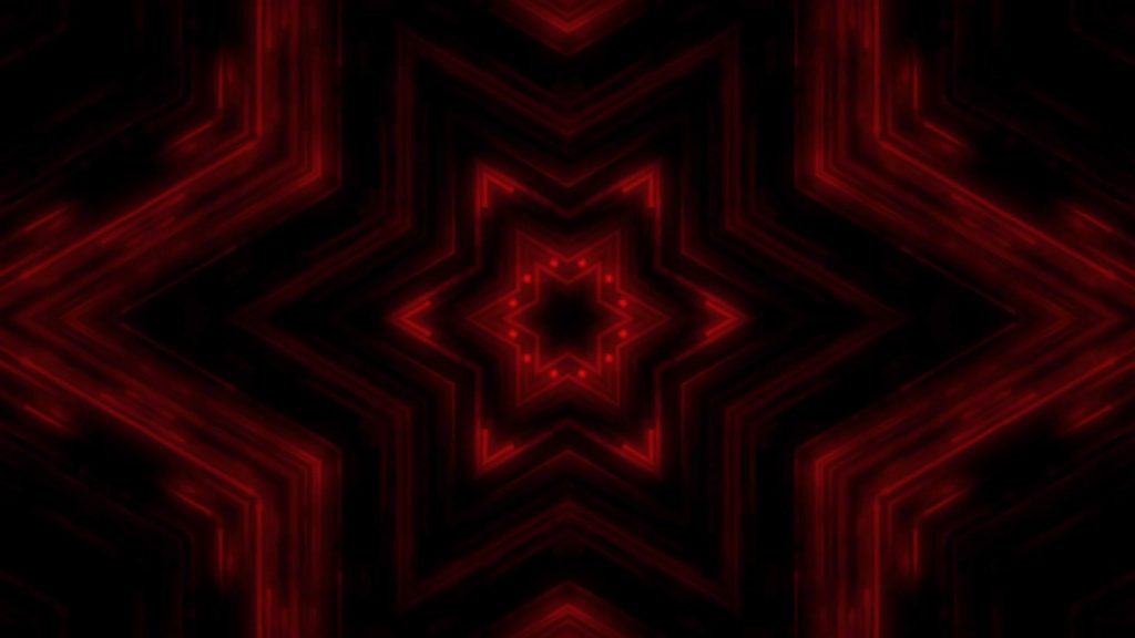 Cyber Star Kaleidoscope | 6 Seamless VJ Loops HD