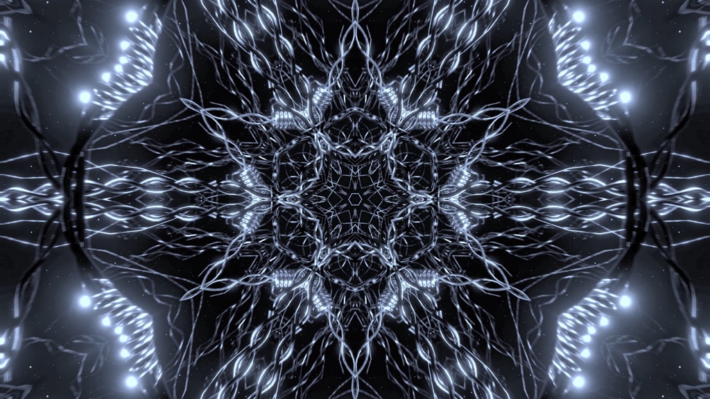 Organic Neural Web Kaleidoscope Collection | 9 Seamless HD VJ Loops