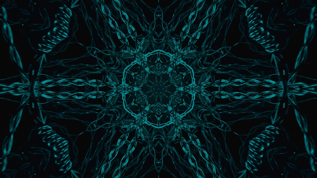 Organic Neural Web Kaleidoscope Collection | 9 Seamless HD VJ Loops