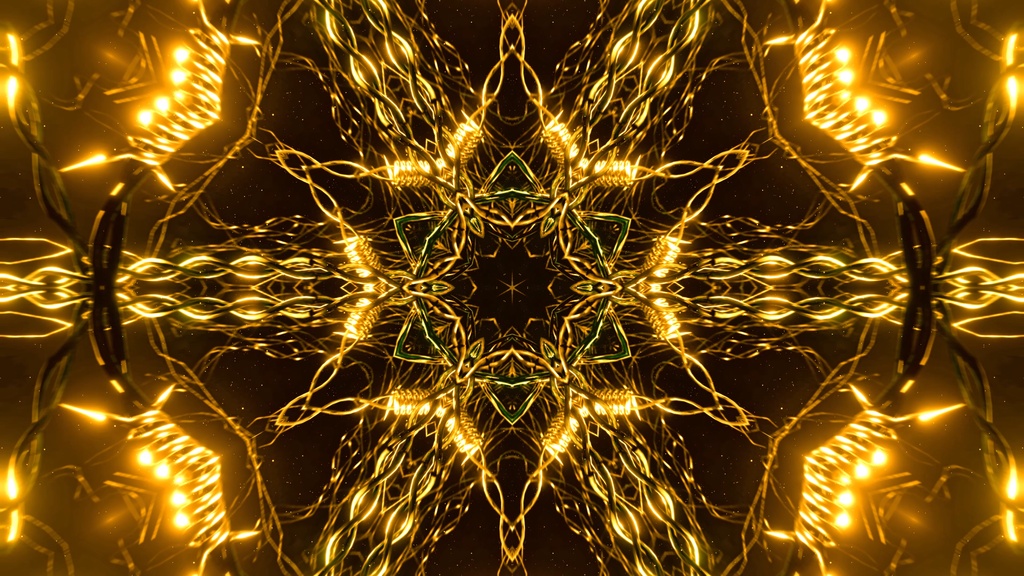 Organic Neural Web Kaleidoscope Collection | 9 Seamless HD VJ Loops