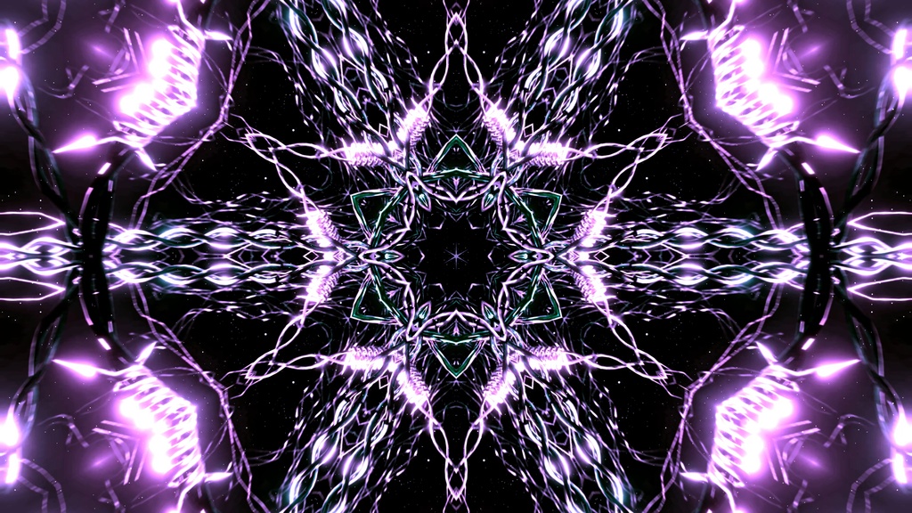 Organic Neural Web Kaleidoscope Collection | 9 Seamless HD VJ Loops