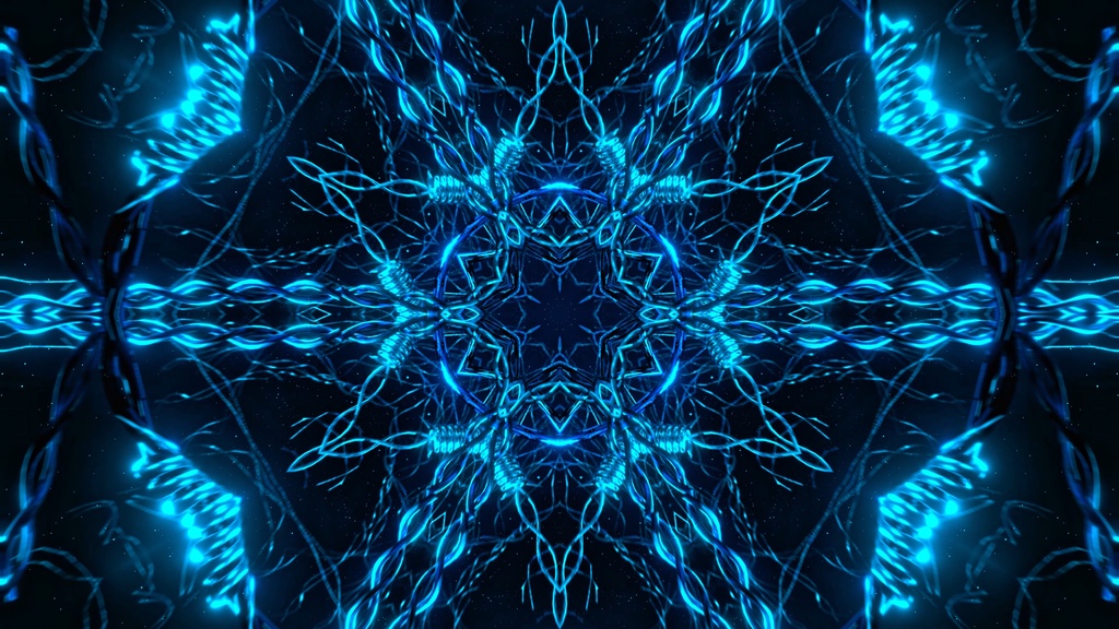 Organic Neural Web Kaleidoscope Collection | 9 Seamless HD VJ Loops