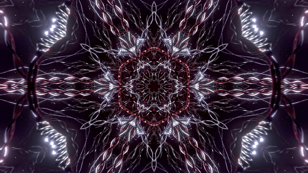 Organic Neural Web Kaleidoscope Collection | 9 Seamless HD VJ Loops