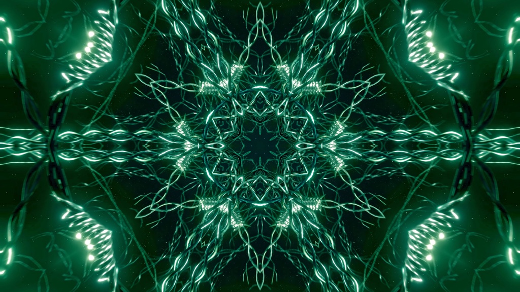 Organic Neural Web Kaleidoscope Collection | 9 Seamless HD VJ Loops
