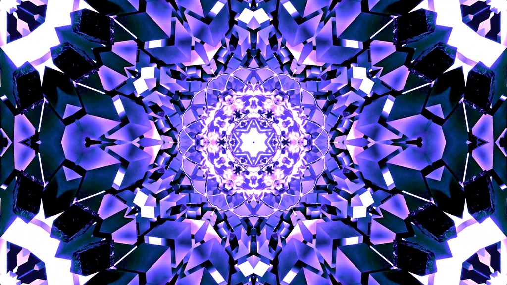 Shockwave Core Field Kaleidoscope Collection | 8 Color HD Seamless VJ Loops