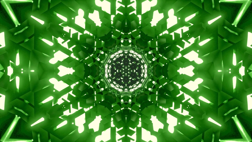 Shockwave Core Field Kaleidoscope Collection | 8 Color HD Seamless VJ Loops