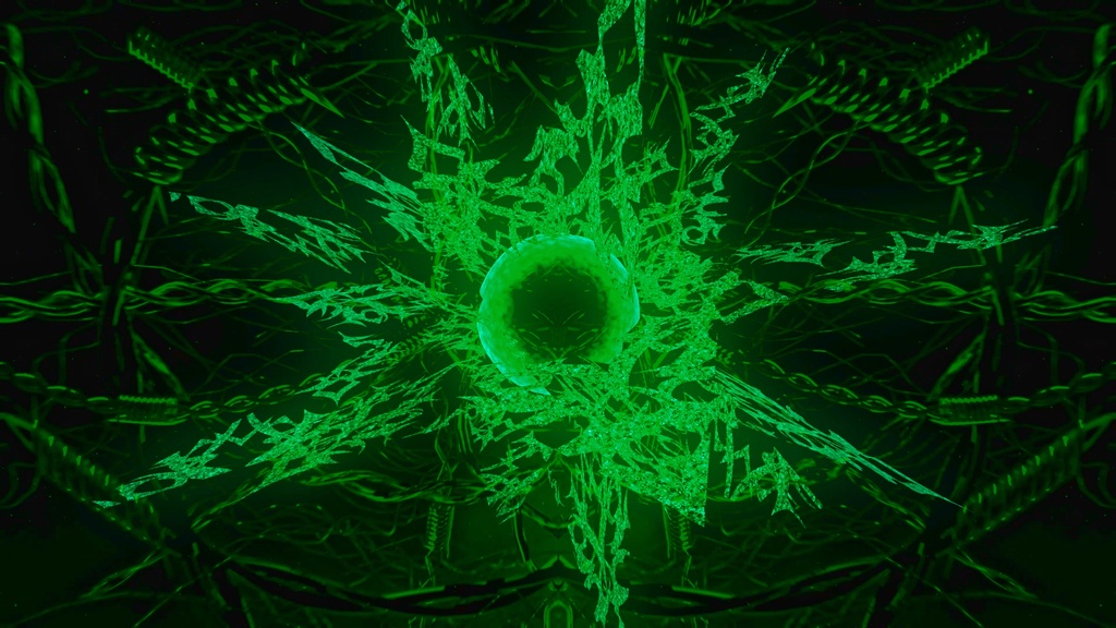 Cyber Shard Reactor Flicker | 6 Color HD Seamless VJ Loops