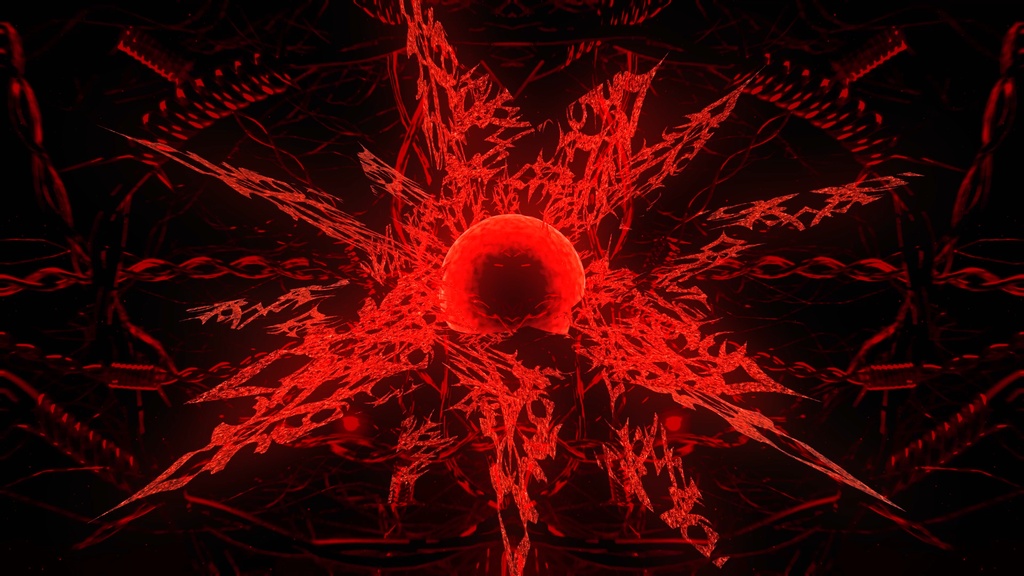 Cyber Shard Reactor Flicker | 6 Color HD Seamless VJ Loops