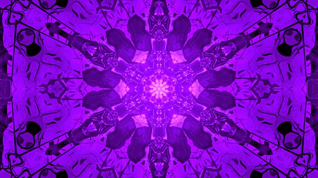 Void Debris Tunnel Kaleidoscope | 6 Color HD Seamless VJ Loops