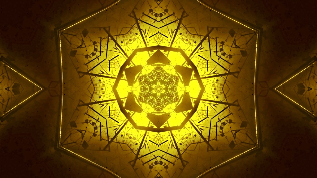 Void Debris Tunnel Kaleidoscope | 6 Color HD Seamless VJ Loops