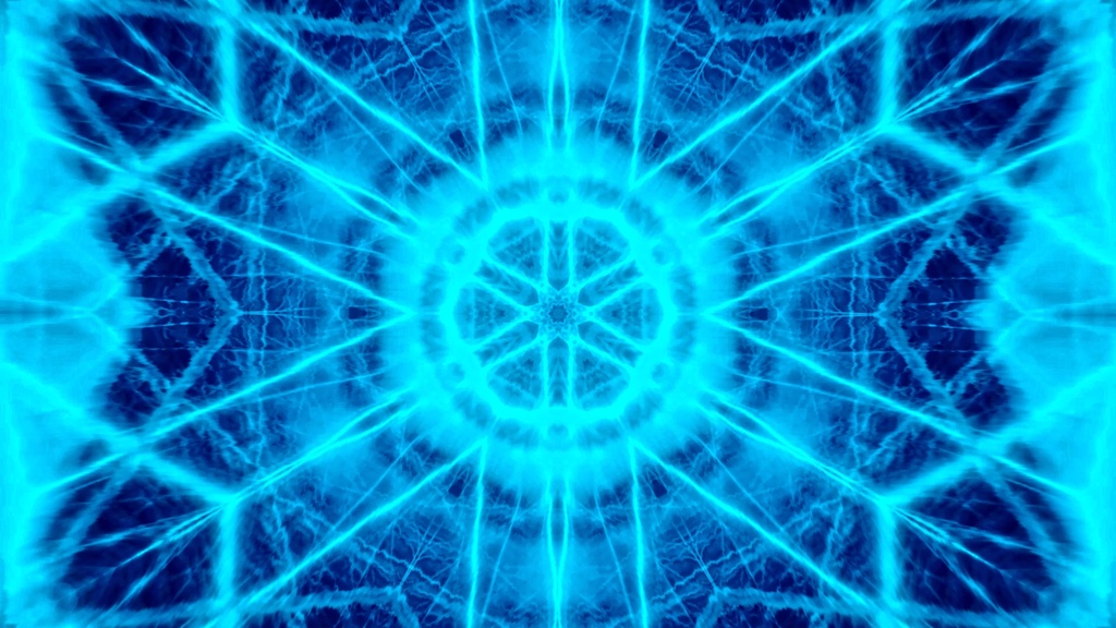 Electric Plasma Geometry Kaleidoscope | 8 Color HD Seamless VJ Loops