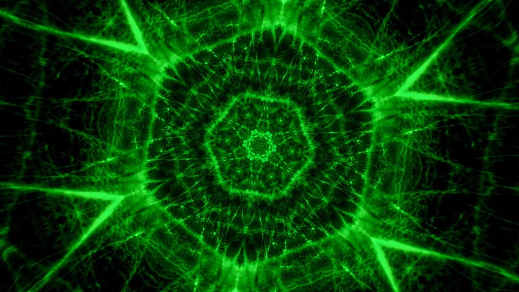 Electric Plasma Geometry Kaleidoscope | 8 Color HD Seamless VJ Loops