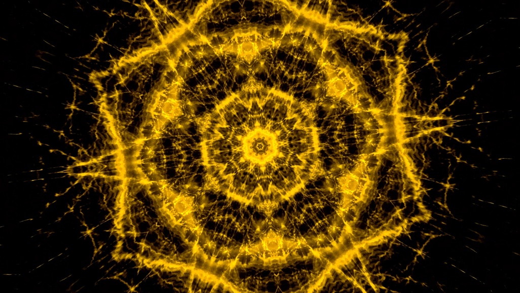 Electric Plasma Geometry Kaleidoscope | 8 Color HD Seamless VJ Loops