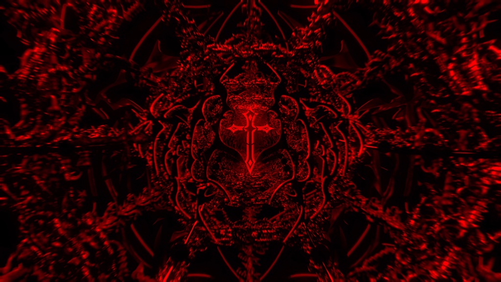 Infernal Chain Cathedral Tunnel | 8 Color HD Seamless VJ Loops