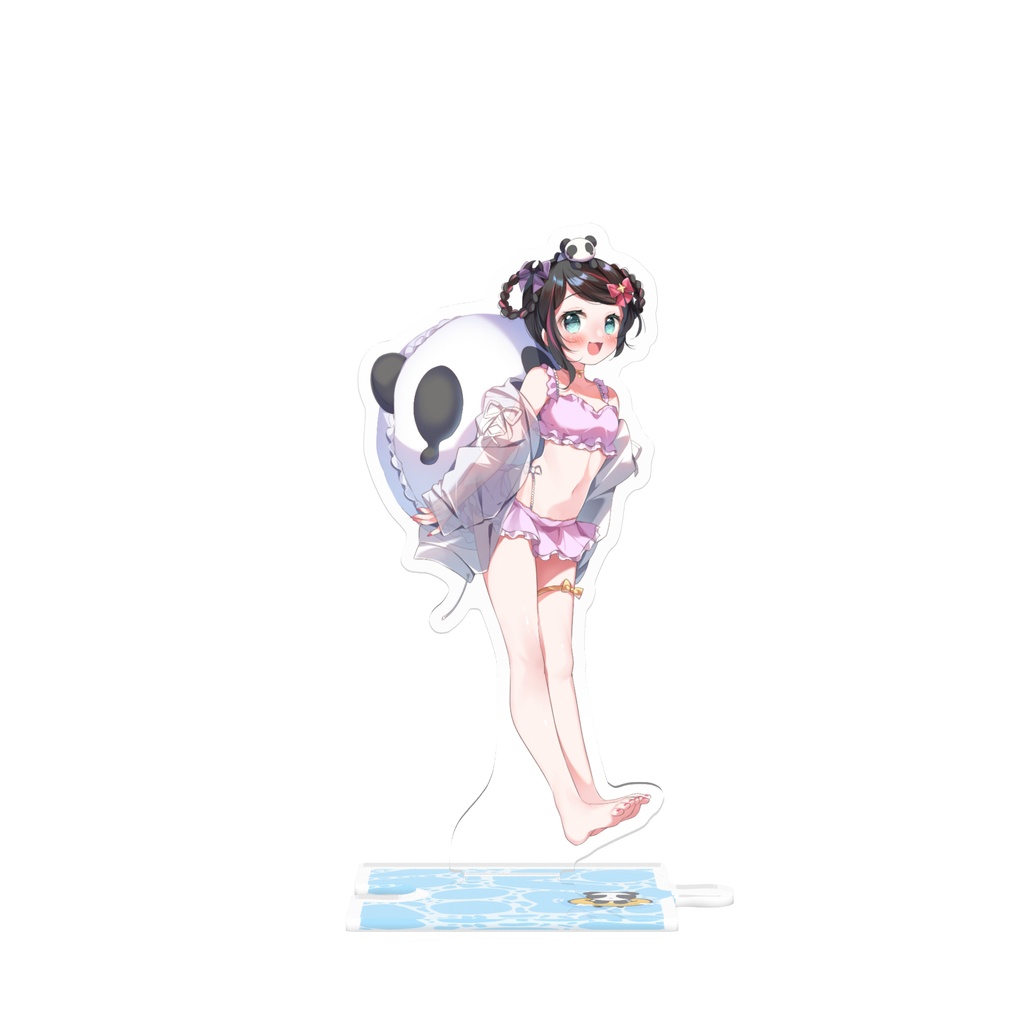 水着コラボつながるアクリルスタンド