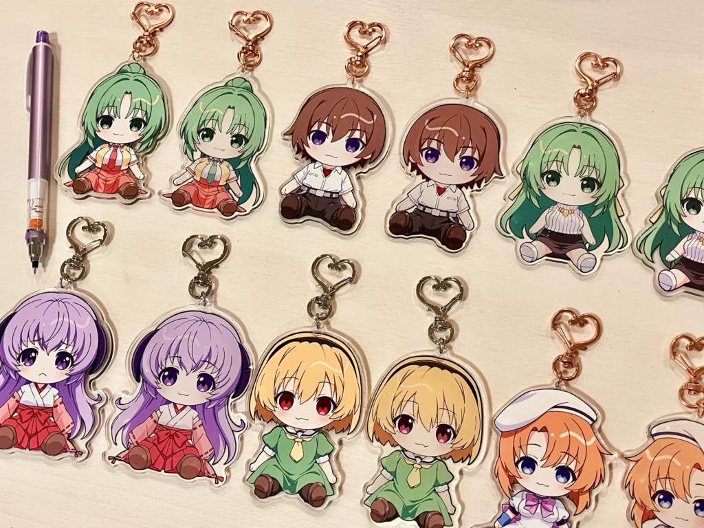 ぬい風アクキー(全7種)