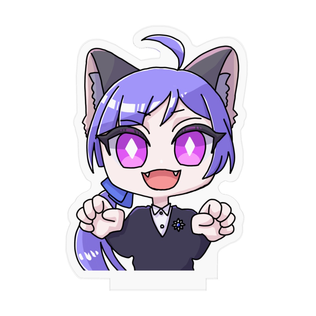 猫耳めめアクリルフィギュア