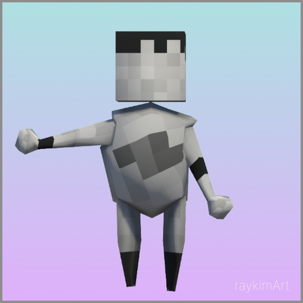 【Free,無料/3Dモデル】256キンパおじ Uncle Gimbab model!! - raykimart - 4/4