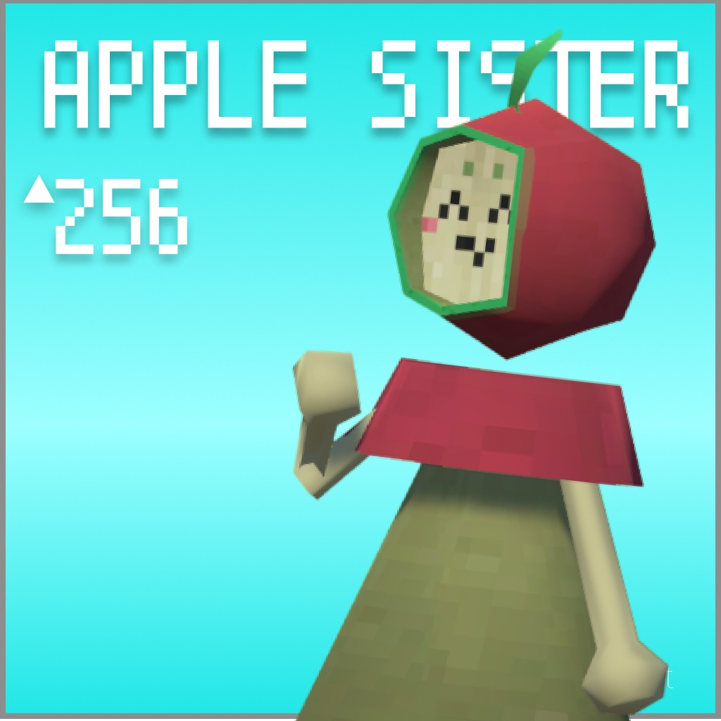 【Free,無料/3Dモデル】256fes アップルお姉 Apple Sister