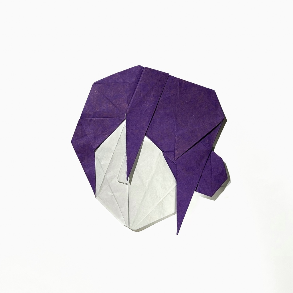 レゼの顔[折り図]