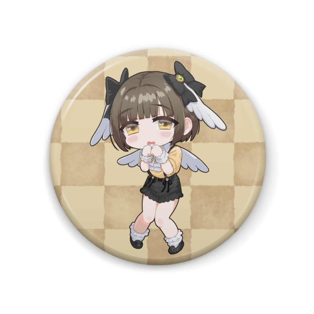 世界ひよSD缶バッジ B