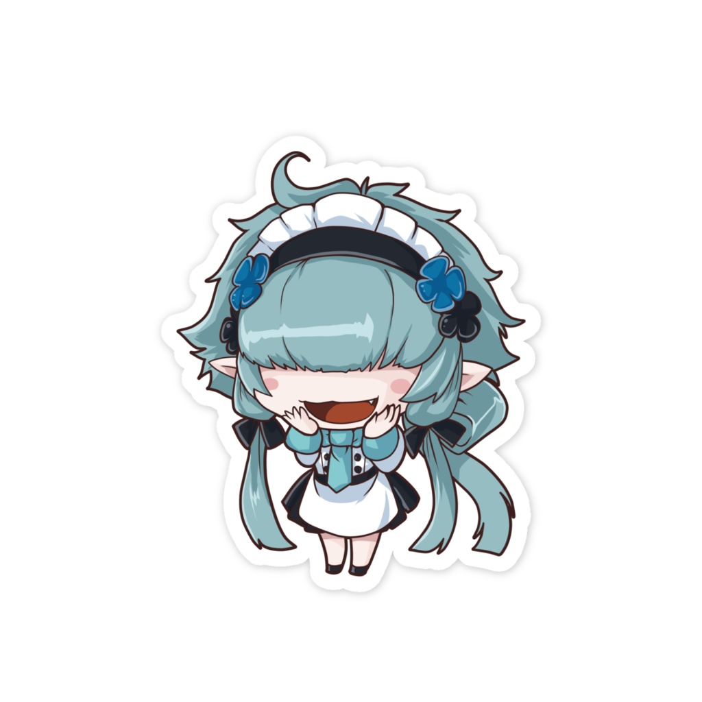 狂威ノイズ スマホステッカー