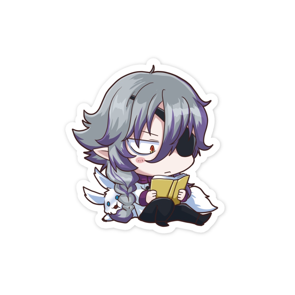 狂威ユガミ スマホステッカー