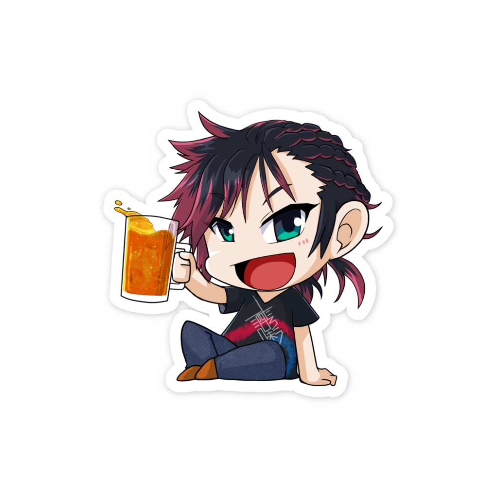 酒味たろう スマホステッカー