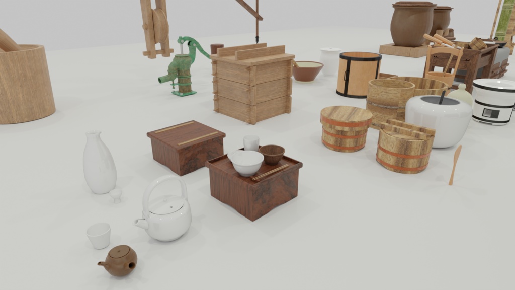 古民家の道具・設備(台所) 67種