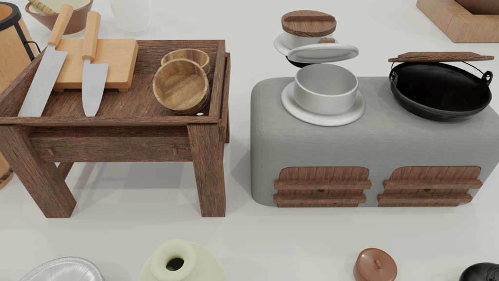 古民家の道具・設備(台所) 67種