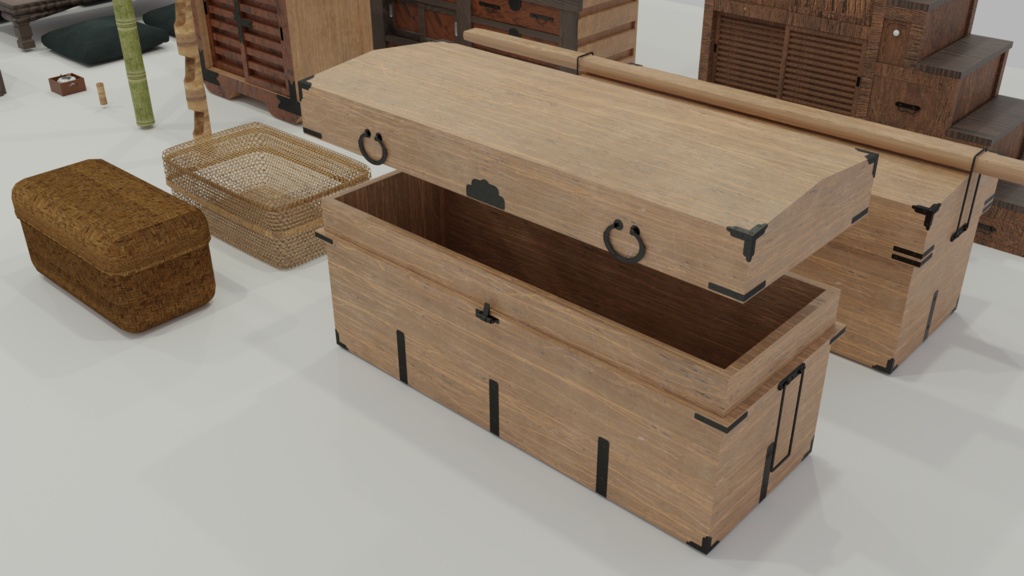 古民家の道具・設備(居間) 46種